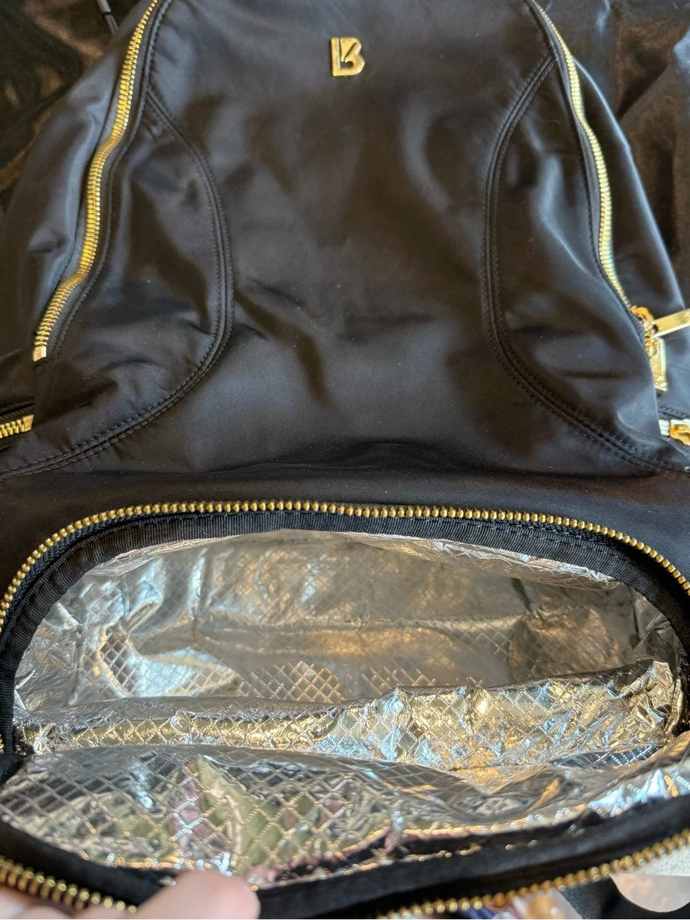 Buffbunny Gamechanger - Fifth Ave Backpack with Gold Hardware